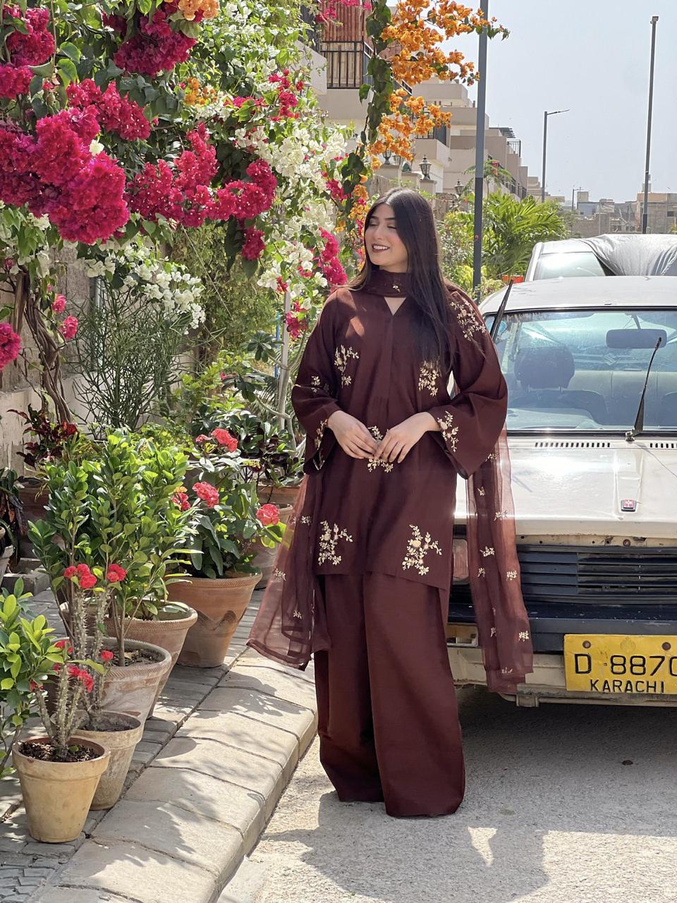 CHOCOLATE BROWN Suit